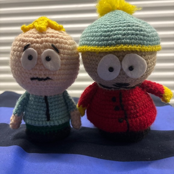 Other - Crocheted Eric Cartman and Butters Figure South Park